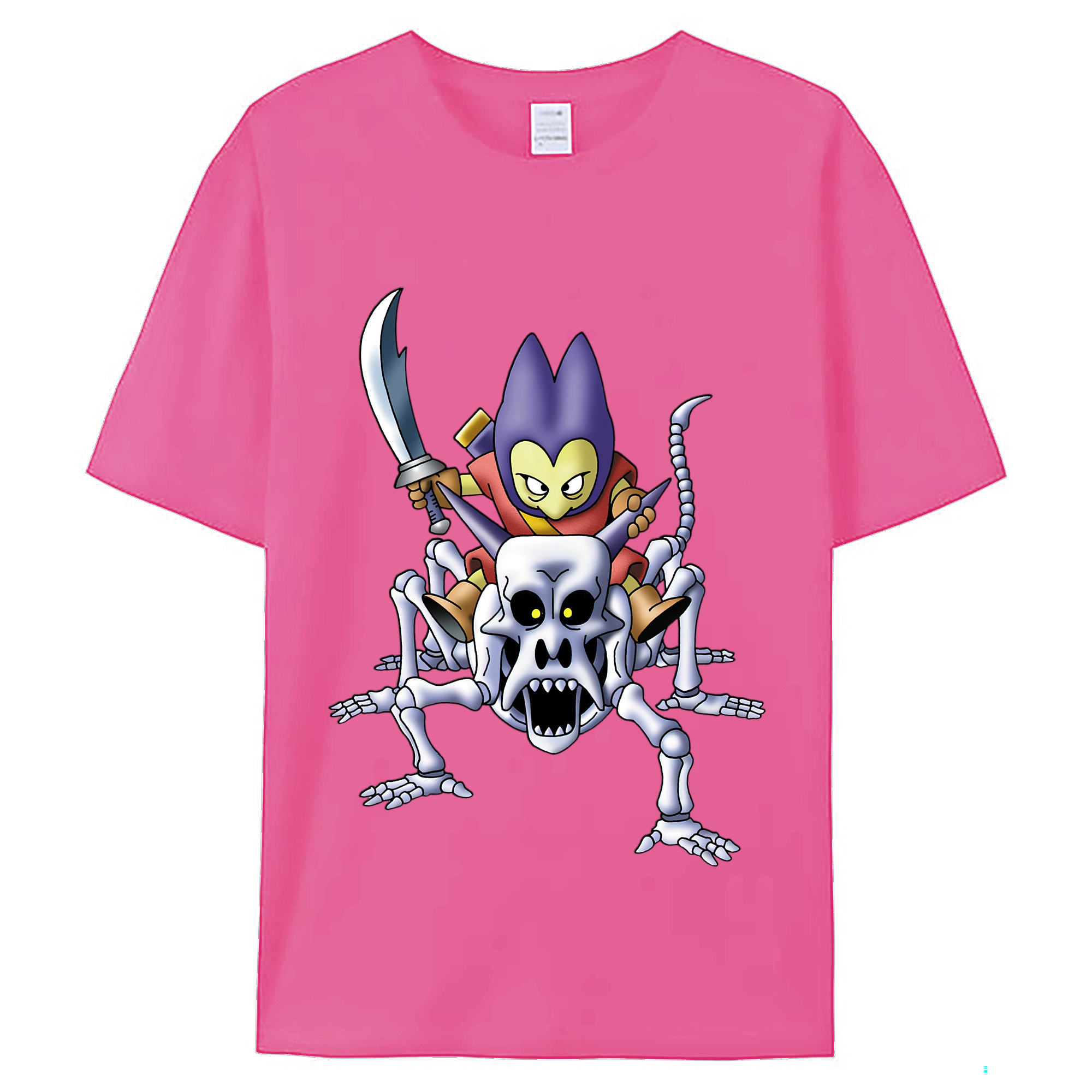 （画像用） ドラゴンクエスト Doragon Kuesuto Dragon Quest レディースカジュアルプリントTシャツ（綿100％）